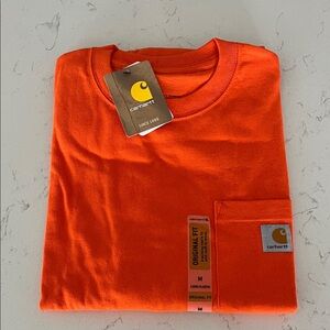 Carhartt Bright Orange Pocket Tee